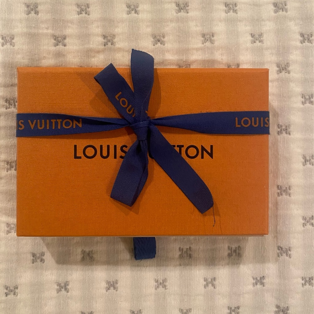 Louis Vuitton box & duster bag (key pouch size)